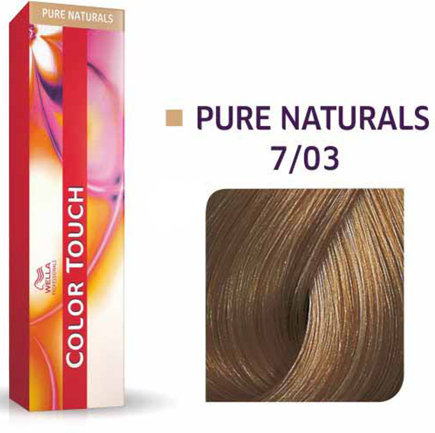 Farba do włosów Wella Professionals Color Touch Pure Naturals 7/03 60 ml (4015600203078) - obraz 2