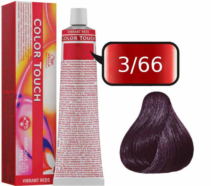 Farba do włosów Wella Professionals Color Touch Vibrant Reds 3/66 60 ml (4015600045036) - obraz 1