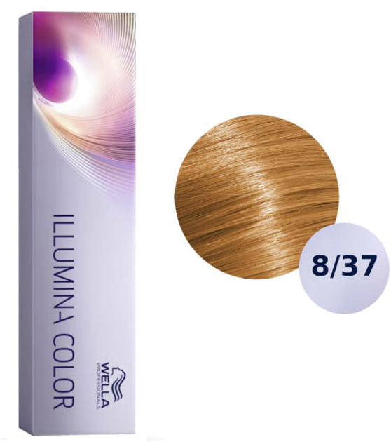 Farba do włosów Wella Professionals Illumina Color 8/37 60 ml (8005610541679) - obraz 2