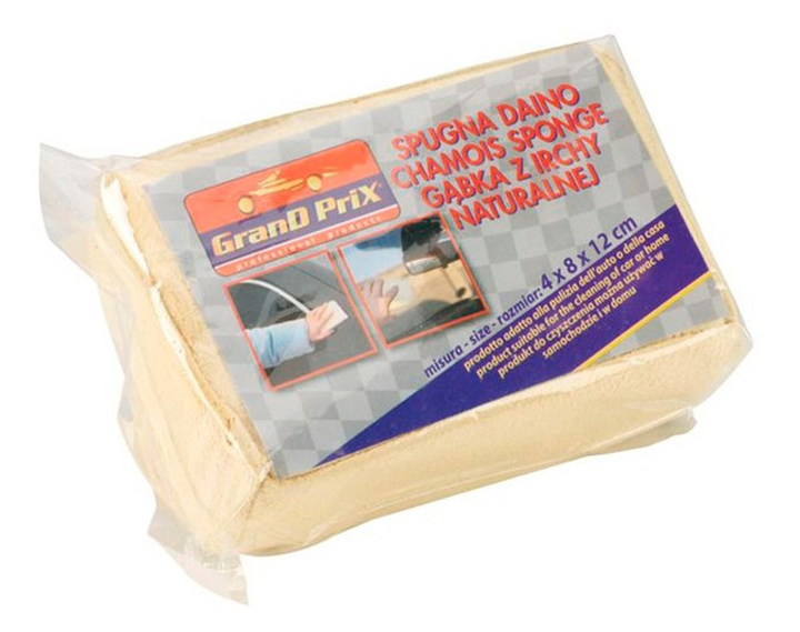 Gąbka samochodowa Grand Prix CHAMOIS 12 x 8 x 4 cm (8052194339154) - obraz 1