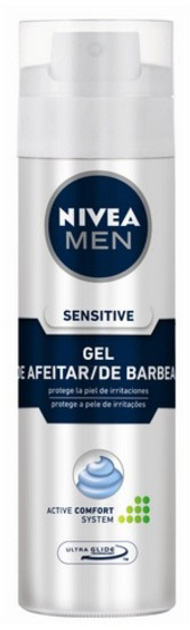 Zel do golenia Nivea Sensitive Shaving Gel 200 ml (4005808222940) - obraz 1