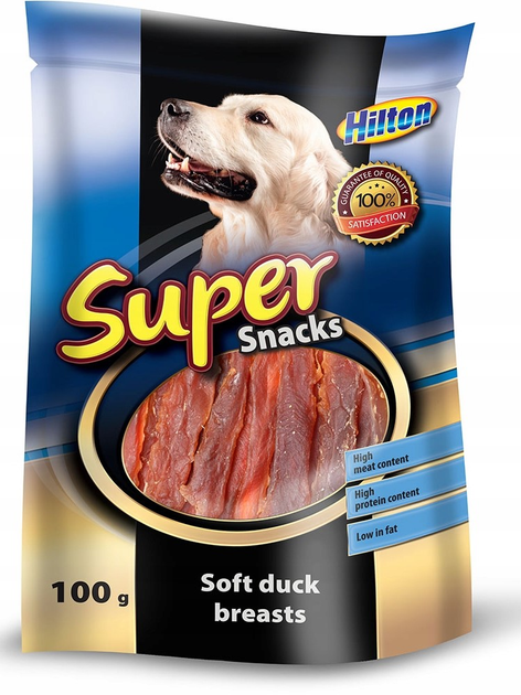 Przysmak dla psa Hilton piersi z kaczki 100 g (5902205067404) - obraz 1