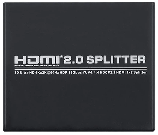 Aktywny rozdzielacz Qoltec Splitter HDMI 2.0 1x2 (5901878523323) - obraz 5