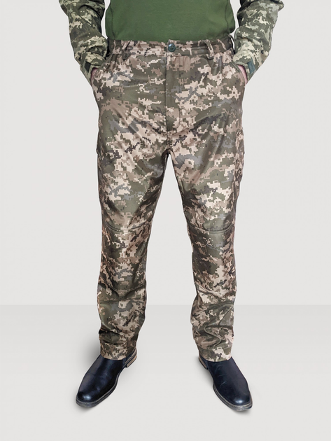 Штани утеплені на флісі тактичні, військові ЗСУ зимові піксель Розмір 2XL (54) - зображення 1