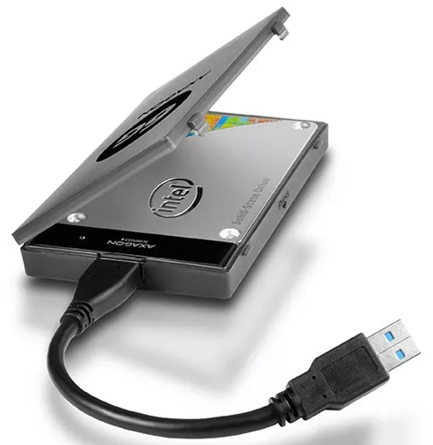 Зовнішня кишеня Axagon ADSA-1S6 для SSD/HDD 2.5" USB 3.0 - зображення 2
