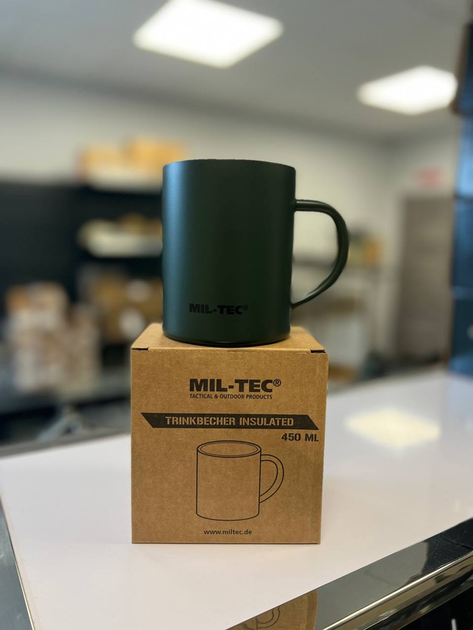 Термокружка 450 мл. Mil-Tec TrinBECHER INSULATED 450ML (14603500-450) - изображение 3