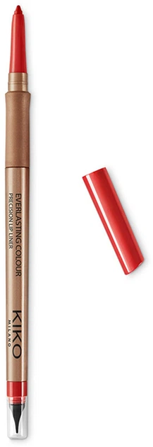 Карандаш для губ Kiko Milano Everlasting Colour Precision Lip Liner 411 Red 0.35 г (8025272642729) - Фото 1 Карандаш для губ Kiko Milano Everlasting Colour Precision Lip Liner 411 Red 0.35 г (8025272642729) - изображение 1