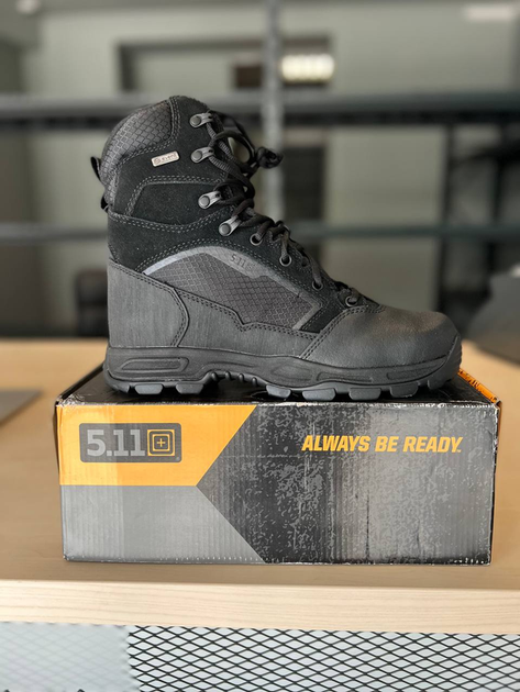 Черевики тактичні 40,5р Чорні 5.11 Tactical Xprt 8 Boot 40,5Р Black (12340-40-5) - изображение 2