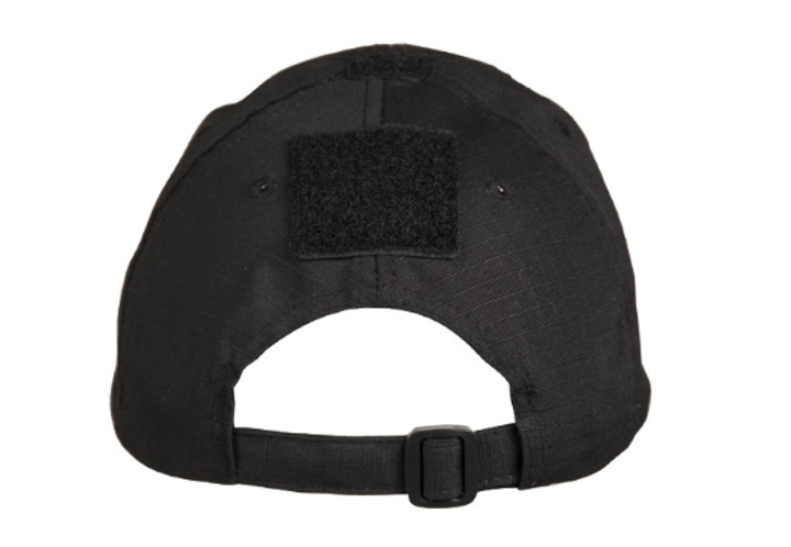 Кепка тактична бейсболка блайзер військовий Mil-Tec One size Чорна TACTICAL BASEBALL CAP SCHWARZ (12319002) - зображення 2