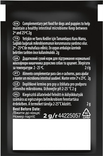 Пробиотик для взрослых собак и щенков Purina Pro Plan FortiFlora Plus для поддержания нормальной миклофлоры кишечника 30x2 г (8445290504937) - Фото 4 Пробиотик для взрослых собак и щенков Purina Pro Plan FortiFlora Plus для поддержания нормальной миклофлоры кишечника 30x2 г (8445290504937) - изображение 4