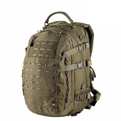Штурмовий рюкзак 25 л M-Tac Mission Pack Laser Cut Olive з місцем для гідратора та D-кільцях на плечах - зображення 1