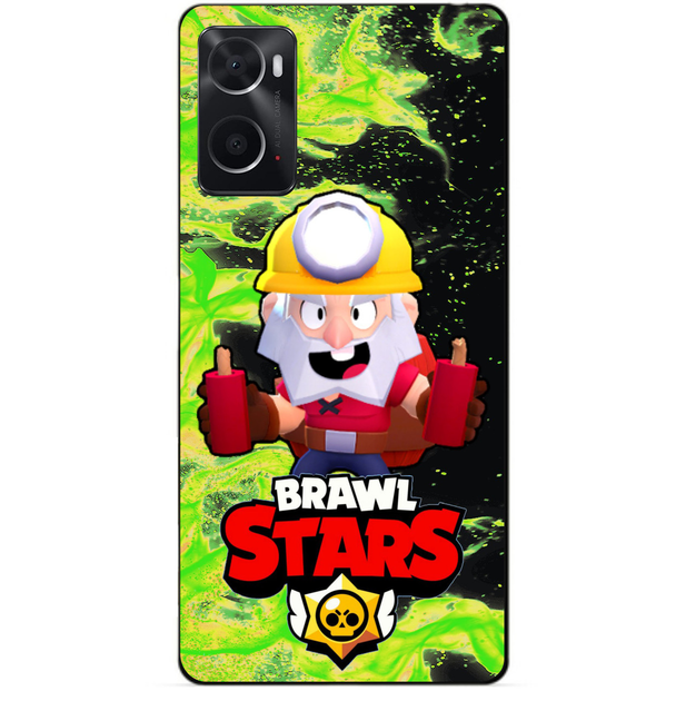 Силиконовый чехол Candy для Oppo A76 с Героем Brawl Stars Бравл Старс ...