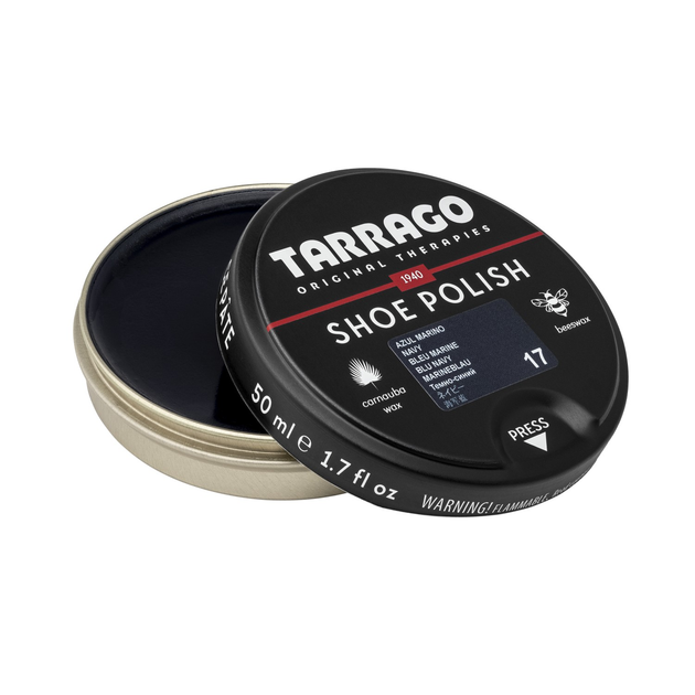 Крем-паста для обуви темно-синяя Tarrago Shoe Polish, 50 мл (57033642 ...