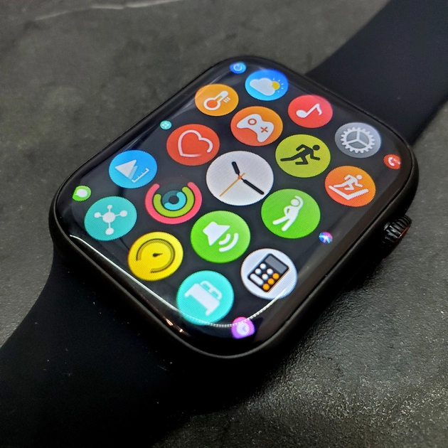 Смарт-часы Smart Watch GS8 Pro Мах 45mm украинское меню с функцией звонка Черные - изображение 4
