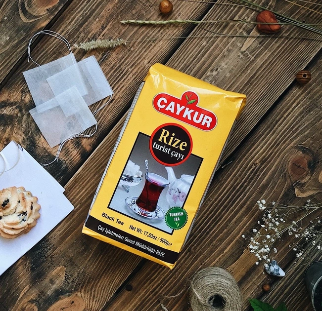 Турецький чорний чай Caykur Rize 1 кг, моночай, розсипчастий дрібнолистовий чай - зображення 5