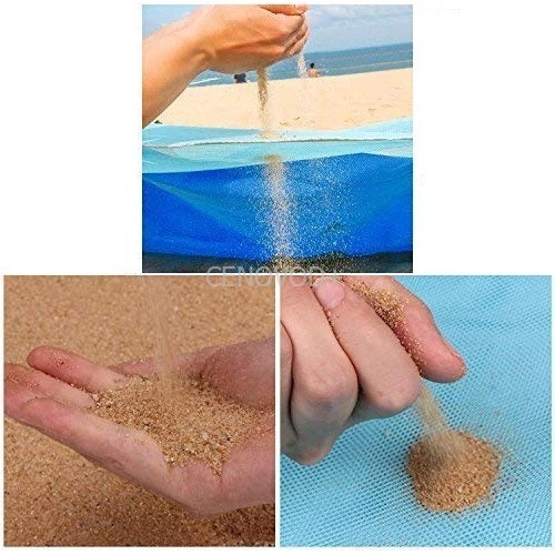 Анти-Песочный пляжный коврик Sand Free Mat подстилка анти песок,пляжное покрывало 200/200 - Фото 5 Анти-Песочный пляжный коврик Sand Free Mat подстилка анти песок,пляжное покрывало 200/200 - изображение 5