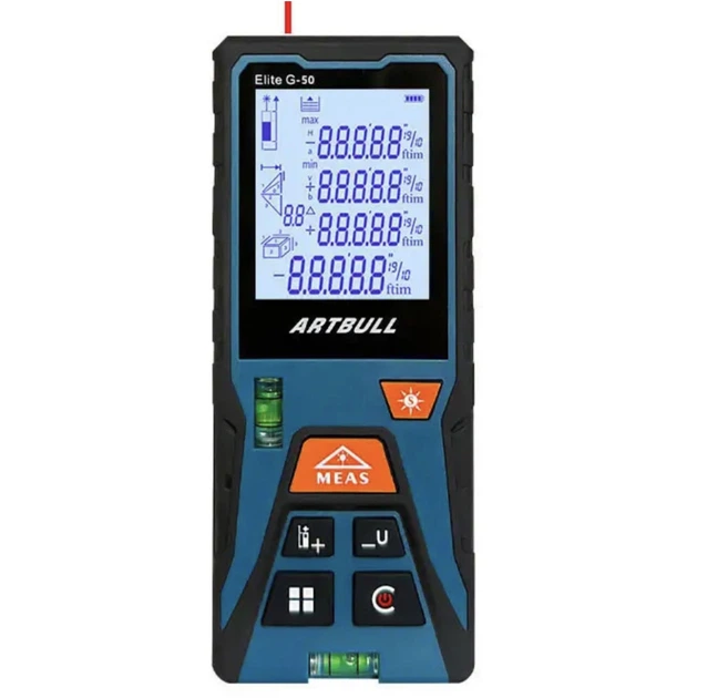 Лазерный дальномер Artbull ER50 Лазерная цифровая рулетка 50 Метров - изображение 1