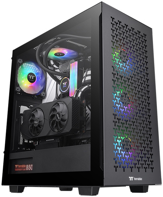 Obudowa Thermaltake V350 TG ARGB Air Czarny (CA-1S3-00M1WN-03) - obraz 1