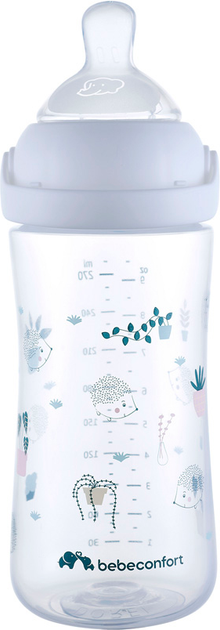 Набор для кормления Bebe Confort Emotion Physio Urban Garden Бутылочка с диспенсером 270 мл х 2 шт Белый (3102209180) - Фото 3 Набор для кормления Bebe Confort Emotion Physio Urban Garden Бутылочка с диспенсером 270 мл х 2 шт Белый (3102209180) - изображение 3