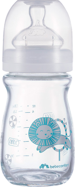 Пляшечка для годування Bebe Confort Emo T0 FF скляна 130 мл (3102201940) - зображення 1