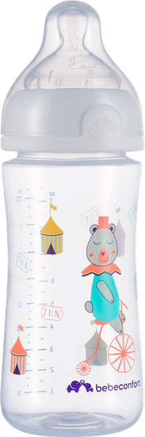 Пляшечка для годування Bebe Confort Emo PP T1 FF 270 мл Біла (3102201970) - зображення 1