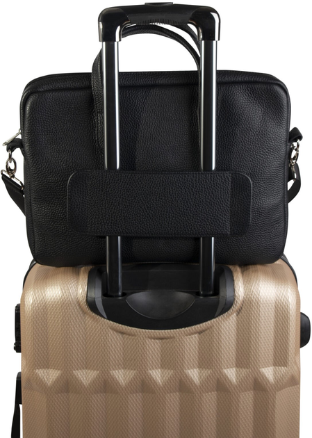 Torba na laptopa Baltan Crocodile 14" Czarna (BALT-AKT-002-02) - obraz 5
