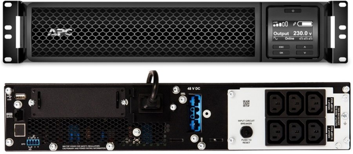 ДБЖ APC Smart-UPS SRT 1500VA Rack LCD (SRT1500RMXLI) - зображення 3