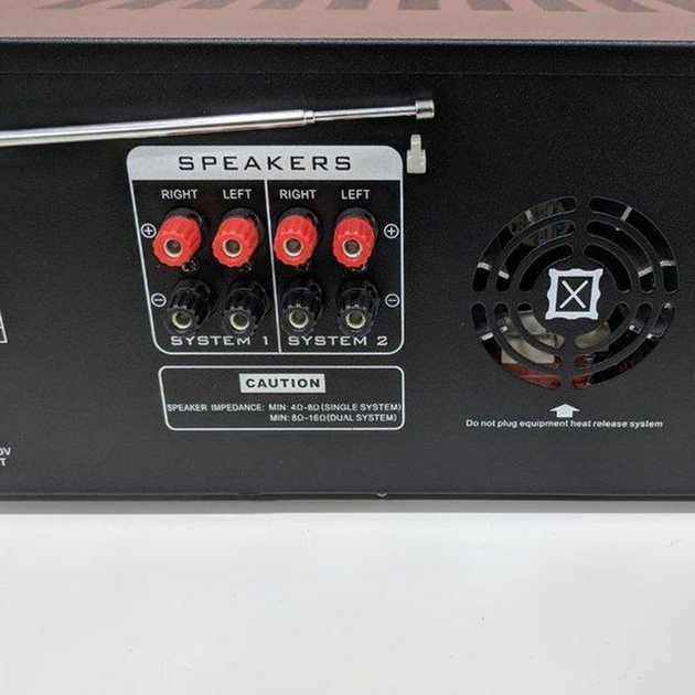 Усилитель звука Xplod 745AMP-BT с Bluetooth, 4х канальный, Karaoke на 5 микрофонов, USB, SD кардридер и FM-тюннер - Фото 5 Усилитель звука Xplod 745AMP-BT с Bluetooth, 4х канальный, Karaoke на 5 микрофонов, USB, SD кардридер и FM-тюннер - изображение 5