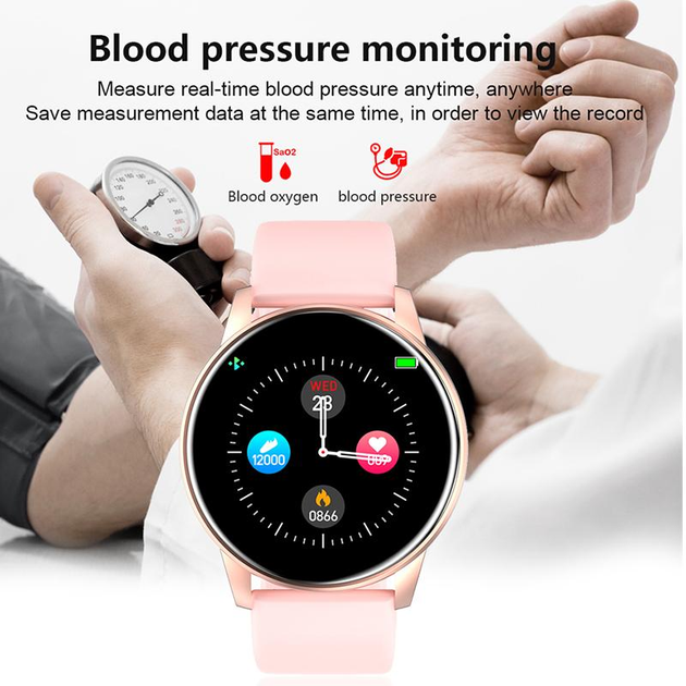 Смарт-годинник круглий Smart Watch X9-IP67 з фітнес функціями, тонометром, пульсометром Pink - Фото 9 Смарт-годинник круглий Smart Watch X9-IP67 з фітнес функціями, тонометром, пульсометром Pink - зображення 9