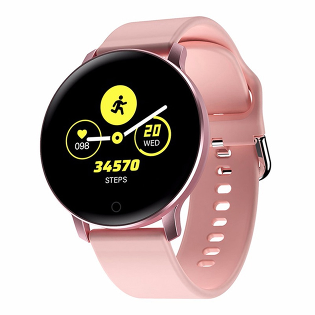 Смарт-годинник круглий Smart Watch X9-IP67 з фітнес функціями, тонометром, пульсометром Pink - Фото 10 Смарт-годинник круглий Smart Watch X9-IP67 з фітнес функціями, тонометром, пульсометром Pink - зображення 10