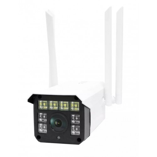 Уличная Wi-Fi IP камера видеонаблюдения цветная на 4 антенны Crystal Eye CY926 2 Мп ночная съёмка с микрофоном и датчиком движения - изображение 3