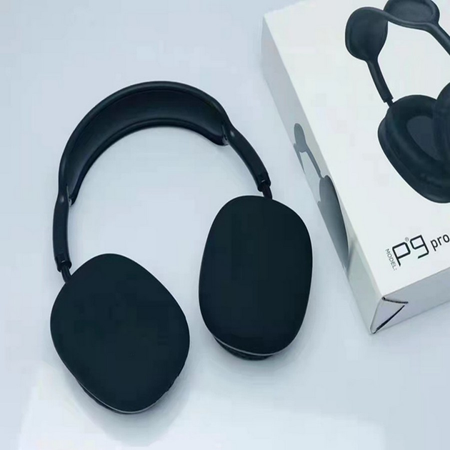 Беспроводные наушники ACM P9 PRO Bluetooth, FM радио, AUX, microSD Black - изображение 4
