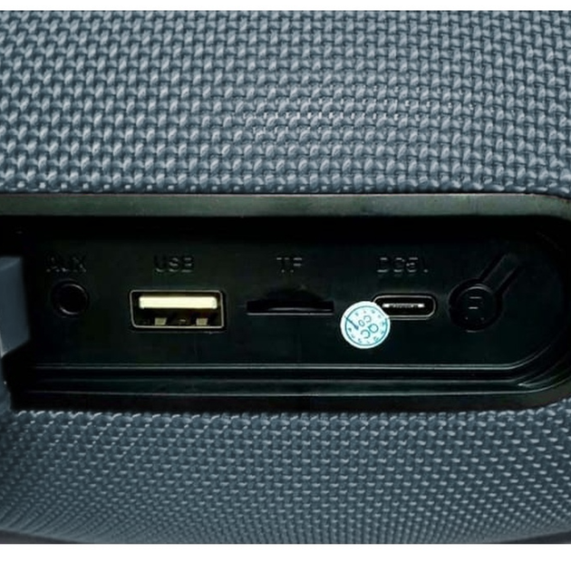 Беспроводная Bluetooth колонка Hopestar H51-H с функцией Powerbank, USB, MicroSD, влагозащита IPX6, TWS 1+1, Blue - изображение 4