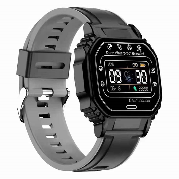 Смарт годинник Smart watch B3-2 розумний браслет з функціями пульсометра, дзвінки, повідомлення, крокомір, вологозахищений Чорний - Фото 2 Смарт годинник Smart watch B3-2 розумний браслет з функціями пульсометра, дзвінки, повідомлення, крокомір, вологозахищений Чорний - зображення 2