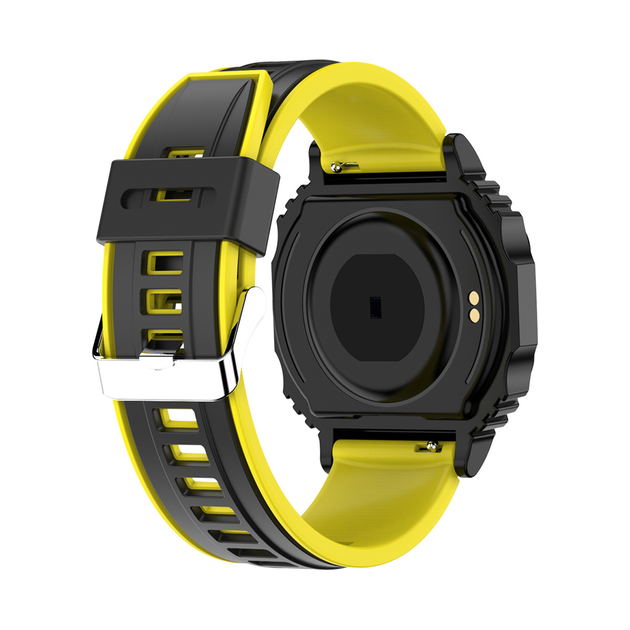Смарт часы Smart watch B3-2 умный браслет с функциями пульсометра, звонки, сообщения, шагомер, влагозащищенный Желтый - изображение 3