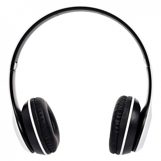 Бездротові навушники Bluetooth Wireless Headset MDR P47 Black Гарнітура для ПК, телефону з мікрофоном - microSD, FM White - зображення 3