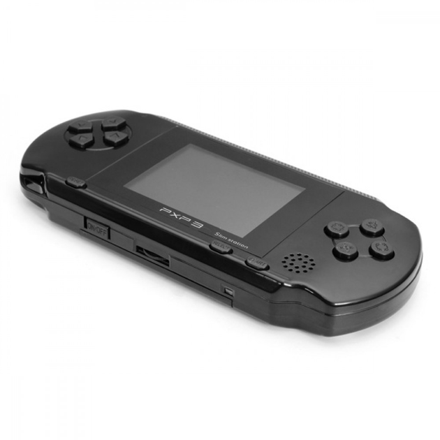 Портативная игровая ретро приставка с LCD экраном 2.7" UTM PXP3 16bit с подключением к ТВ + картридж с играми Черная - изображение 7
