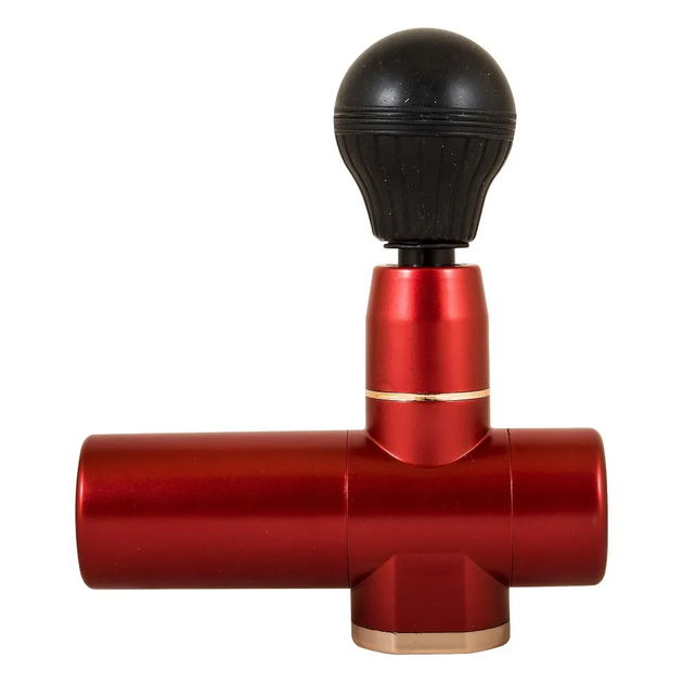 Портативний вібраційний ручний масажер для тіла міні-пістолет Fascia Mini Massage Gun 2021 акумуляторний, розслаблює м'язи Червоний - зображення 11
