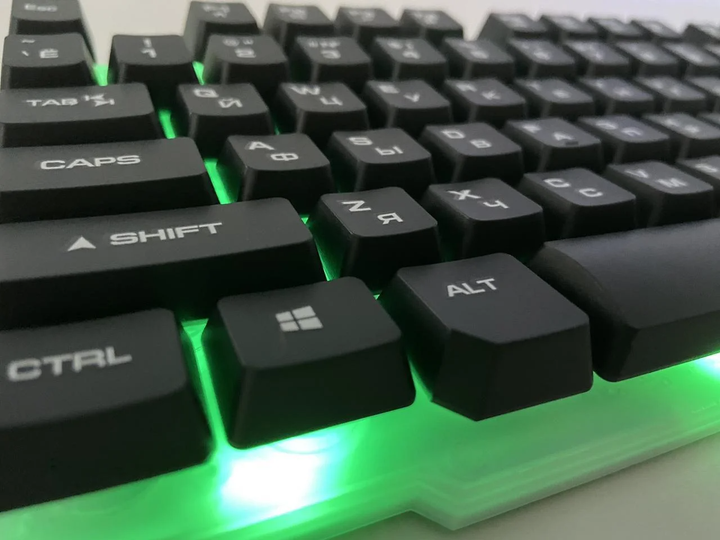 Комплект игровой клавиатура русская и мышь проводные Game Suit 288KT с RGB подсветкой для геймеров - изображение 8
