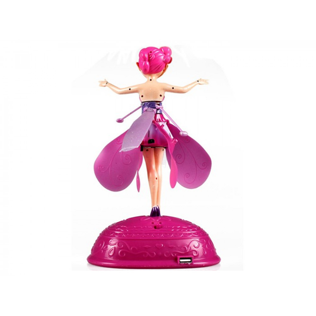 Летающая игрушка сказочная фея с управлении рукой на подставке подиум Beauty Toy Magical Fairy звуковые и световые эффекты Розовая - Фото 4 Летающая игрушка сказочная фея с управлении рукой на подставке подиум Beauty Toy Magical Fairy звуковые и световые эффекты Розовая - изображение 4