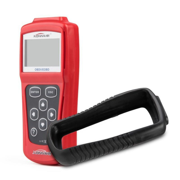 Автомобільний універсальний діагностичний сканер Konnwei OBDII/EOBD scanner 808KWHS для авто 1996-2021 року з чохлом та сумкою - зображення 7