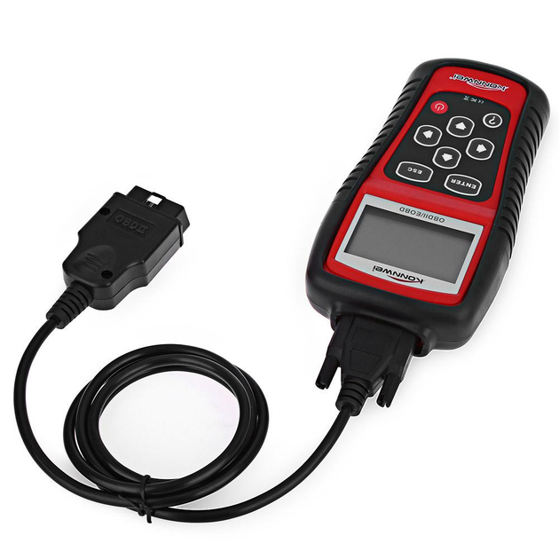 Автомобільний універсальний діагностичний сканер Konnwei OBDII/EOBD scanner 808KWHS для авто 1996-2021 року з чохлом та сумкою - зображення 10