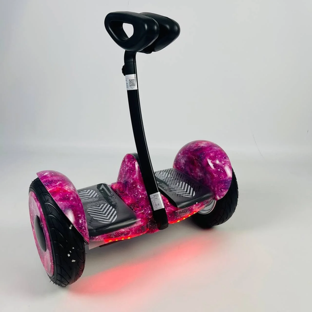 Сигвей Mirobot mini с Bluetooth, большими колёсами 10.5'' и зарядом до 20км хода фиолетовый космос - Фото 6 Сигвей Mirobot mini с Bluetooth, большими колёсами 10.5'' и зарядом до 20км хода фиолетовый космос - изображение 6