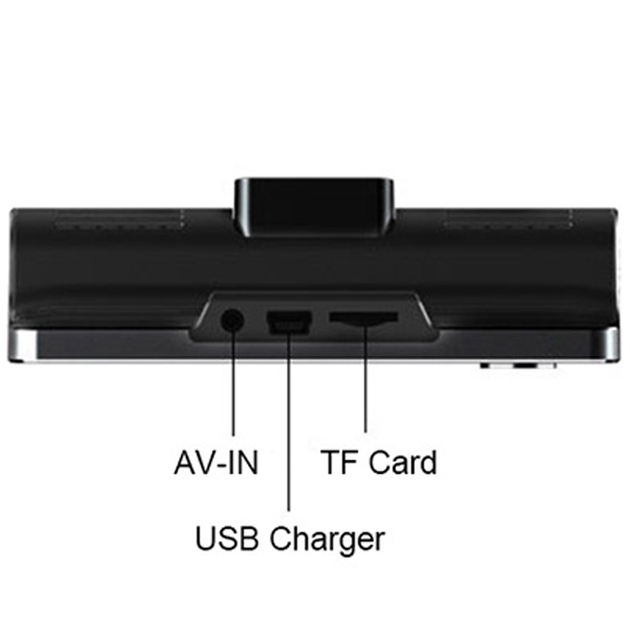 Автомобільний відеореєстратор на 3 камери DVR 202XH 1080p FullHD екран 4.3 дюйми з функцією паркувального монітора - зображення 13