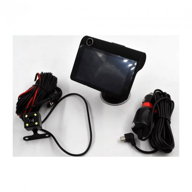 Автомобільний відеореєстратор на 3 камери DVR 202XH 1080p FullHD екран 4.3 дюйми з функцією паркувального монітора - зображення 15