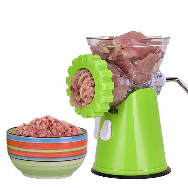 Ручна м'ясорубка механічна багатофункційна 4в1 Meat Grinder UKC MG706 з насадкою для сосисок Зелена - Фото 10 Ручна м'ясорубка механічна багатофункційна 4в1 Meat Grinder UKC MG706 з насадкою для сосисок Зелена - зображення 10