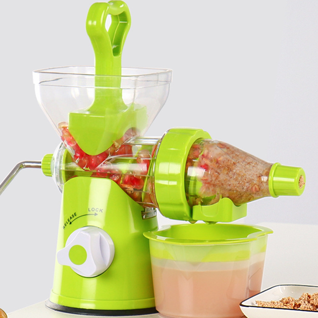 Ручная соковыжималка с вакуумным креплением мультифункциональная Juice Squeezer JS0569 для фруктов и овощей - изображение 6