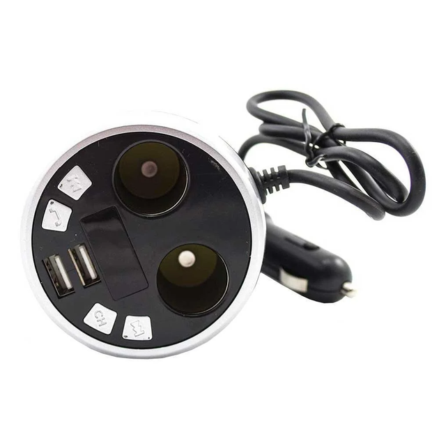 FM трансмиттер-модулятора MultiCar X7 с функцией разветвителя от прикуривателя 2 USB, micro SD, Bluetooth - изображение 3