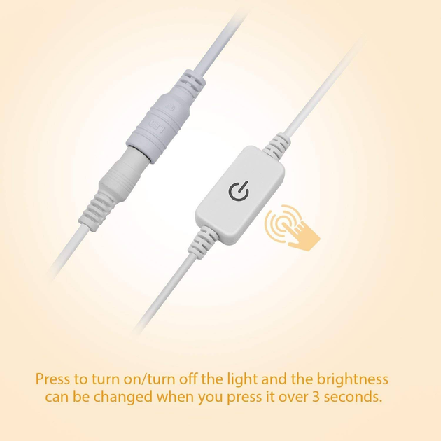 Лампочки для дзеркала Ledself 80-світлодіодне LED підсвічування з регулюванням яскравості на липучках для макіяжу 10 шт. - Фото 7 Лампочки для дзеркала Ledself 80-світлодіодне LED підсвічування з регулюванням яскравості на липучках для макіяжу 10 шт. - зображення 7