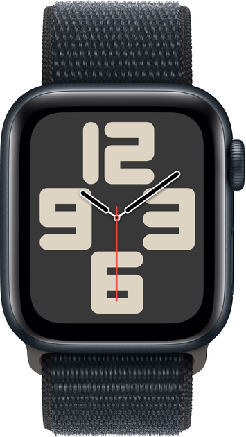 Smartwatch Apple Watch SE (2023) GPS 40mm Midnight Aluminium Case with Midnight Sport Loop (MRE03) - obraz 2
